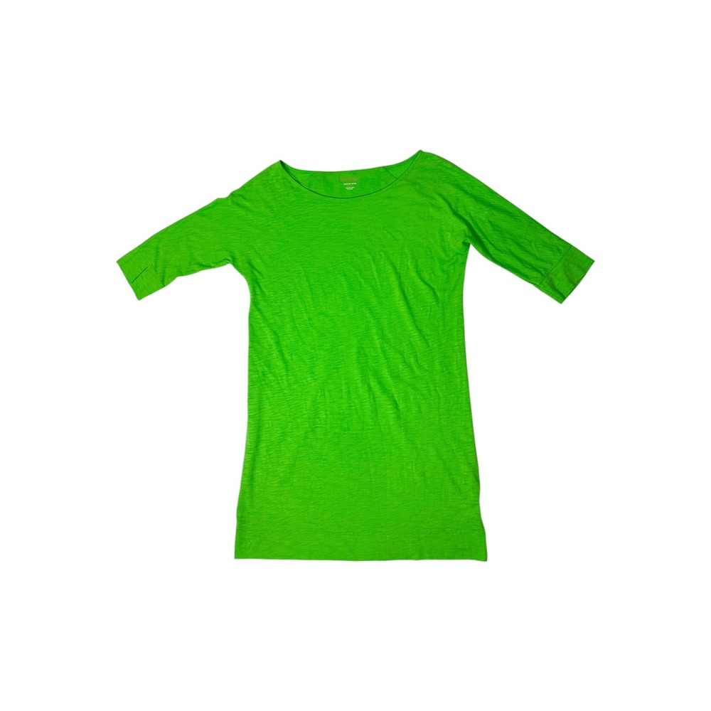 Lilly Pulitzer Lime Green Pima Cotton Shift Dress Halloween 3/4 Sleeve M - Picture 9 of 9